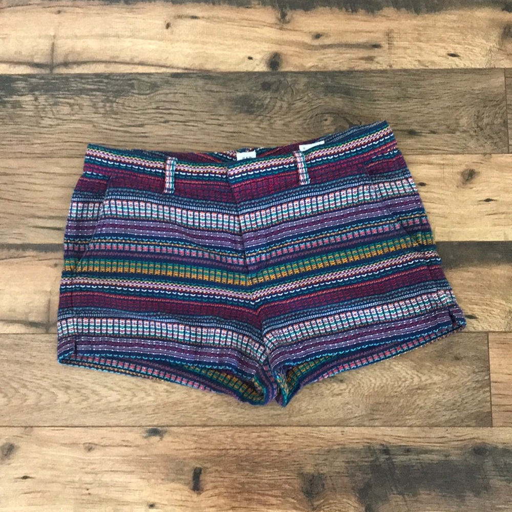 Gap 3” inseam multi color stripe shorts